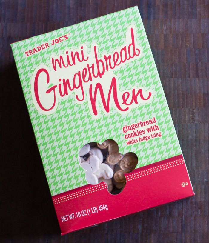 Sweet on Trader Joe's Saturday mini Gingerbread Men Bake at 350°